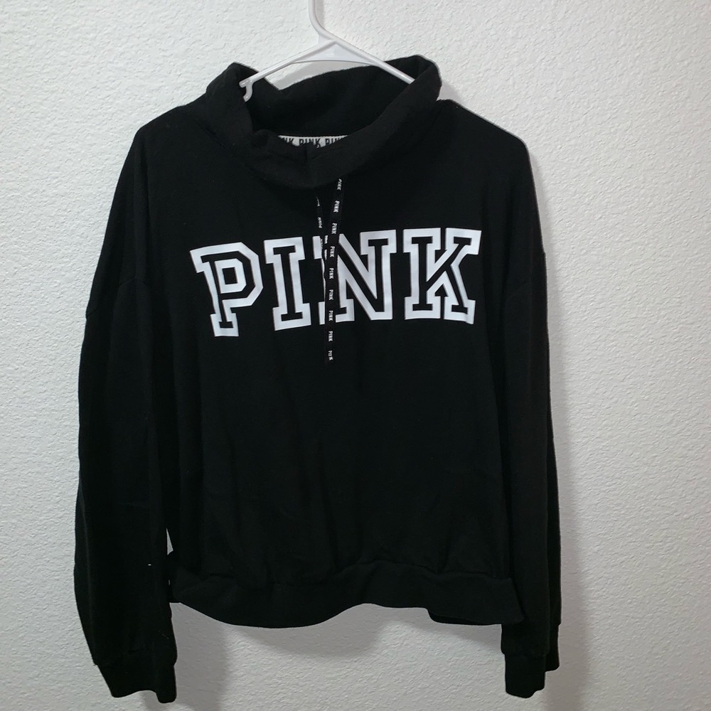 VS Pink Cowlneck Sweater